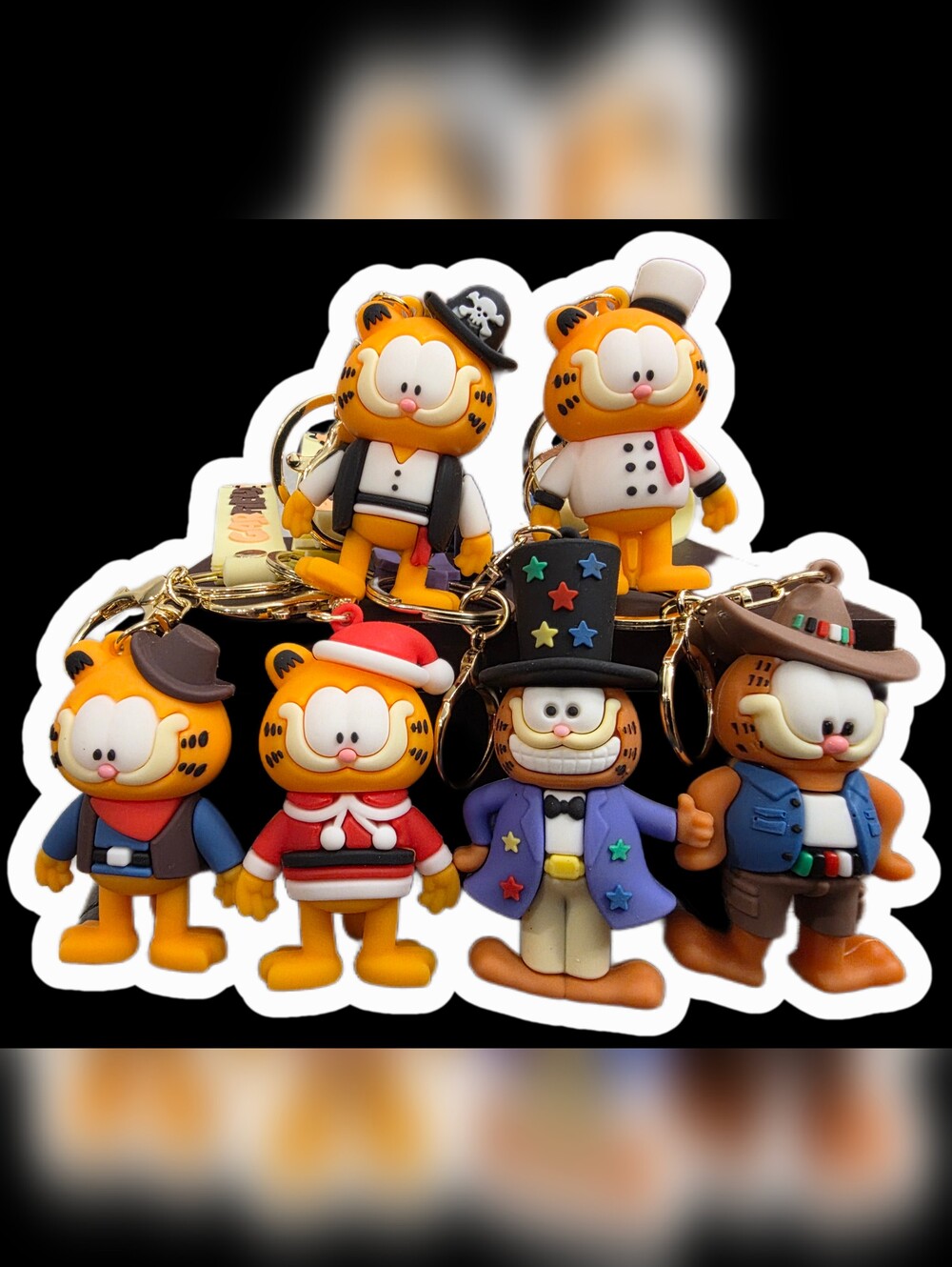 GARFIELD BAG CHARM - 6 Styles To Choose From